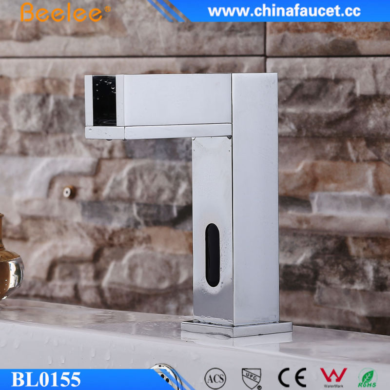 Beelee Touchless Brass Bathroom Waterfall Automatic Sensor Tap