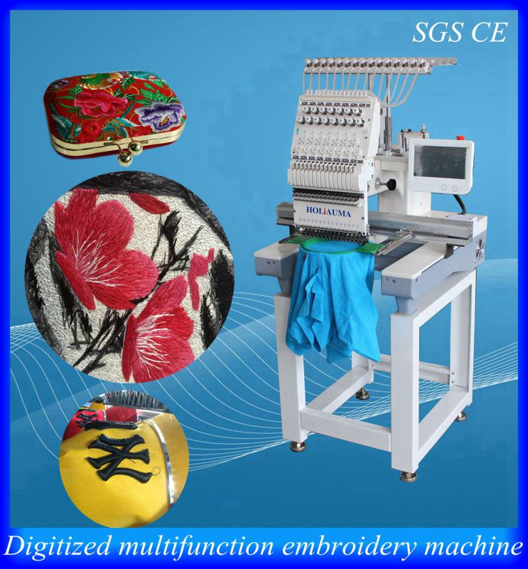 Top Sale 1 Head Cap Computer Embroidery Machine / Commercial Embroidery Machine for Happy Business
