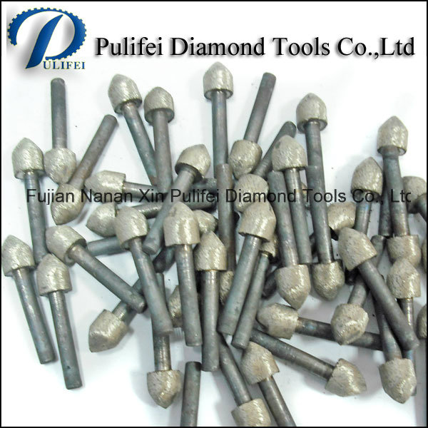 Granite Stone Carving Tools Abrasive Burr Bits Sintered Diamond Burr