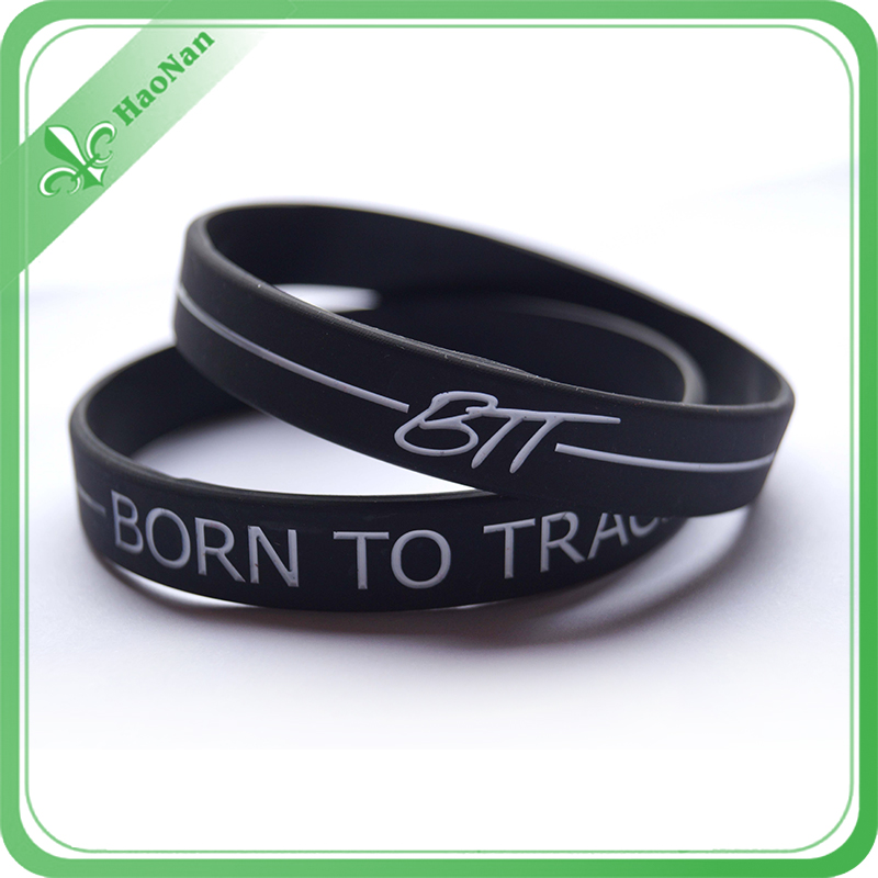 Custom Fashion Promotion Product Rubber Bracelet Silicone Wristband