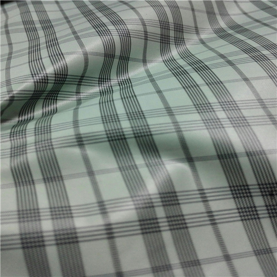 Woven Dobby Twill Plaid Plain Check Oxford Outdoor Jacquard 100% Polyester Fabric (X017)