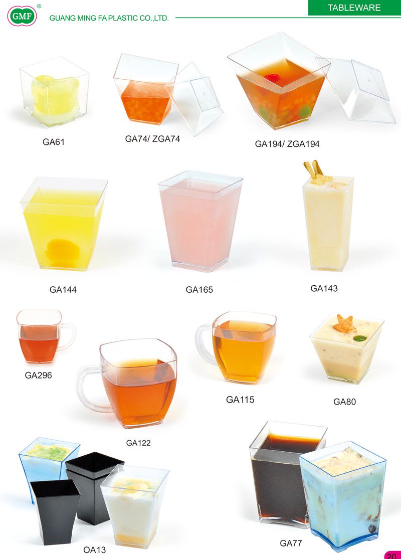 Plastic Cup Bijoux Round Cuptableware Food Grade