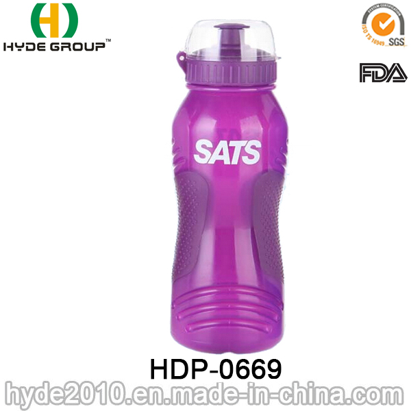 2017 Fashionable BPA Free Plastic Running Water Bottle, PE Plastic Sport Water Bottle (HDP-0669)