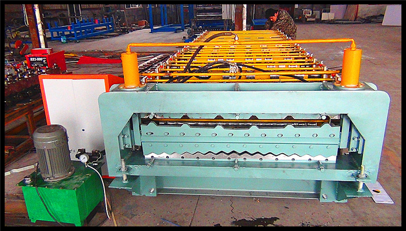 Double Layer Roof Corrugated Sheets Roll Forming Machine