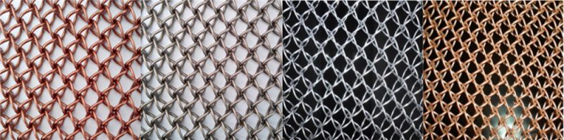 Stainless Steel Architectural Decorative Wire Mesh for Wall Cladding