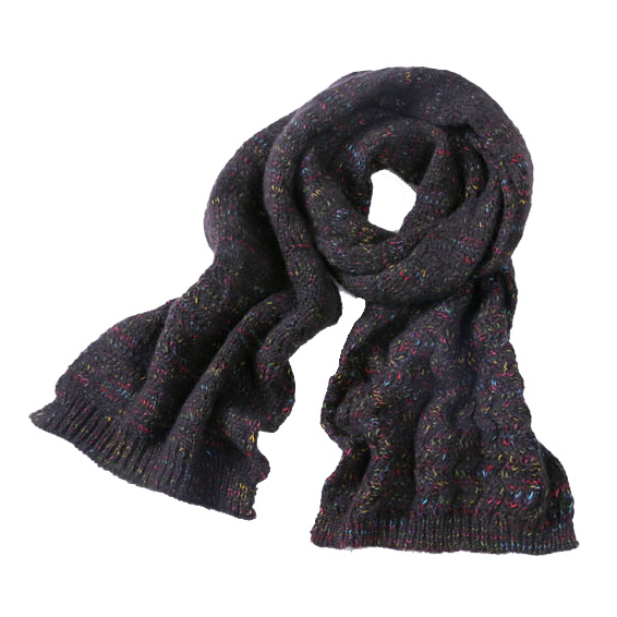 Womens Unisex Space Dye Fancy Thick Winter Heavy Knitted Scarf (SK158)