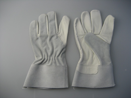 Short Cow Grain Palm Welding Work Glove