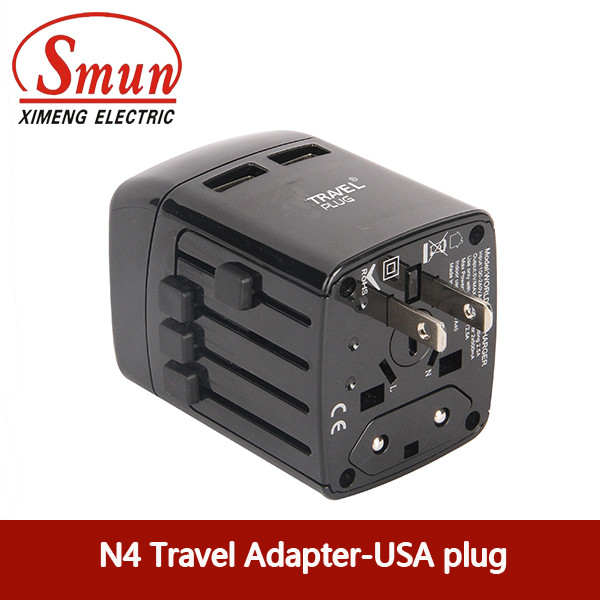 N4 Universal Adapter with USB Charger for Businessman