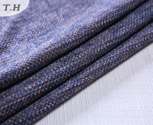 100% Polyester Dyeing Linen Sofa and Furniture Fabric