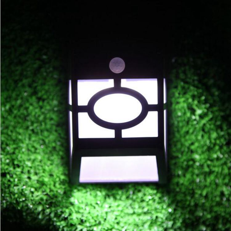 10 LED Solar Powered Wireless Sound Sensor Step White Light Stairway Path Landscape Garden Floor Wall Patio Lamp Modern Fixture