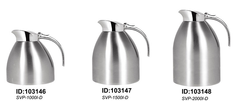 Double Wall Vacuum Coffee Pot Europe Style Svp-1500I-D