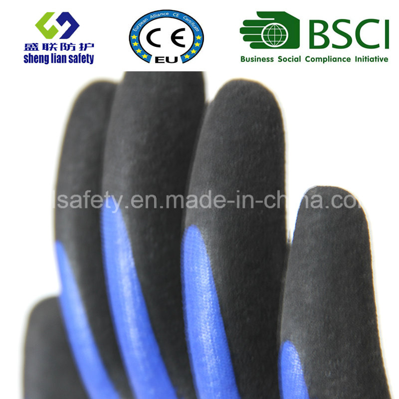 Latex Frosted Gloves, Sandy Finish Safety Work Gloves (SL-RS306)