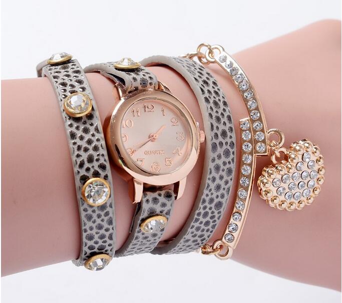 Yxl-405 2016 New Styles Selling Fashion Lady Watches Wrist Gift Lady Vogue Leather Bracelet Band Quartz Watch for Women