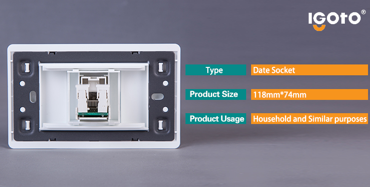 American Standard Data Socket with PC Copper Material