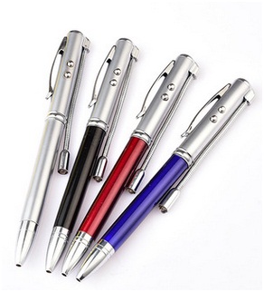 Promotional Laser Pen, Green Single Point Laser Pen, Pen with LED Light Laser Light Pointer Pen