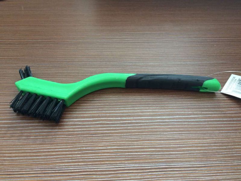 7inch Two Colour Plastic Handle Mini Wire Brush (YY-539)