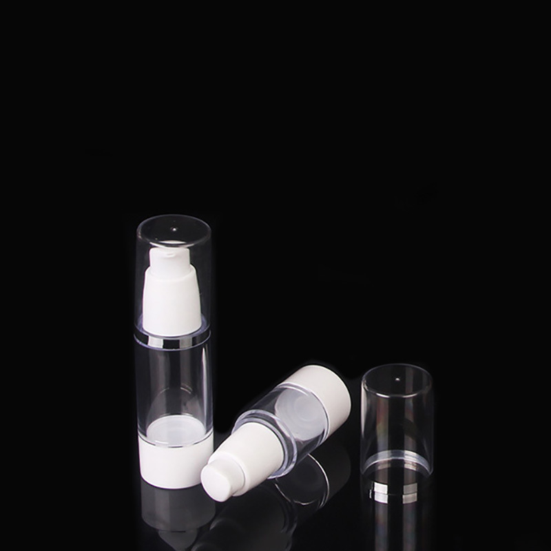 30ml Plastic Cosmetic Airless Bottle with Pump Cover (NAB09)