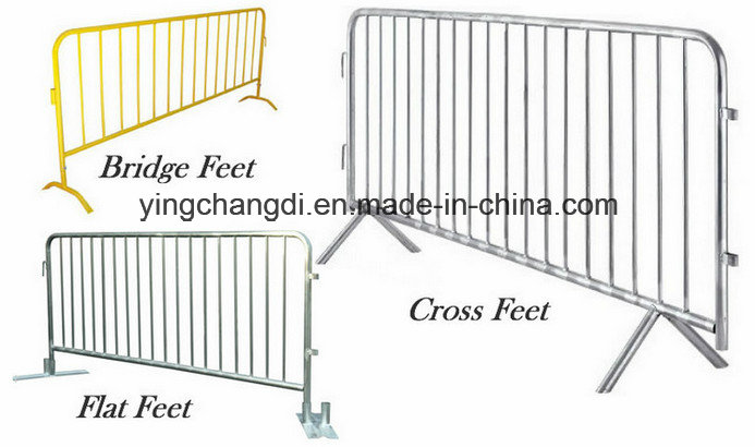 Concert Aluminum Hot Dipped Galvanized Metal Steel Crowd Control Barrier for Sale