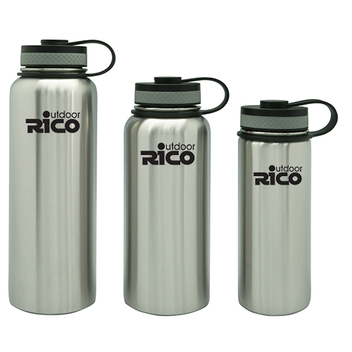 Stainless Steel Vacuum Sports Bottle with Loop 946ml