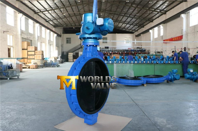 Full Rubber Lined Single Flanged Butterfly Valve with Electrical Actuator (D971X-10/16)