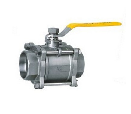 Lever Flanged 1 Piece Trunion Ball Valve