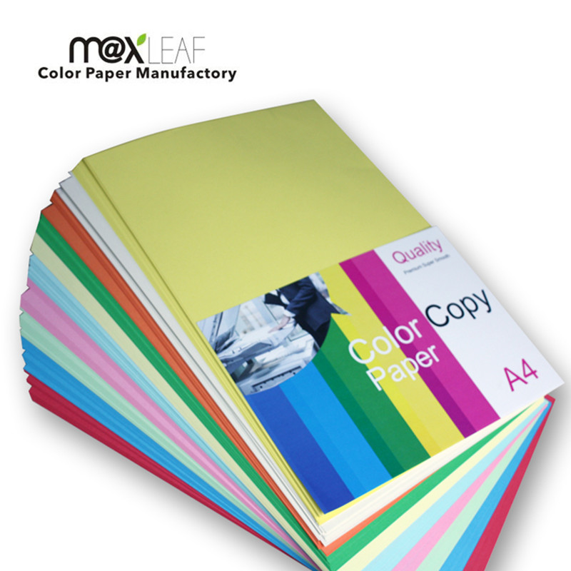 80GSM Color Copy Paper Printer Paper with A4 Letter Size