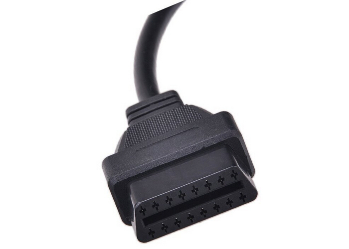 Auto Diagnostic Cable 3 Pin OBD to OBD2 16 Pin for Honda