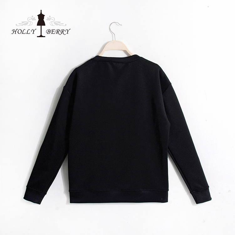 Velour Crewneck Sweatshirt