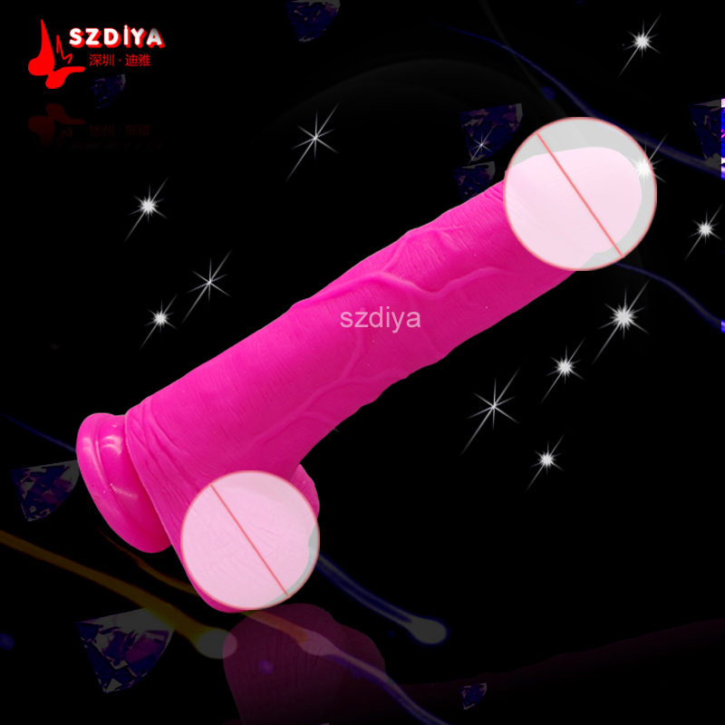 Female Sex Toys Dildo Vibrator Free Vibrating Dildo for Women (DYAST393C)