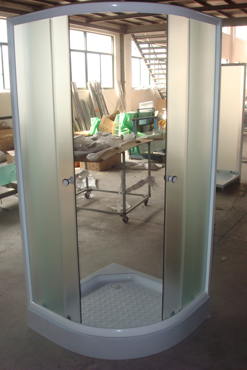 Shower Room with White Aluminum (E-01White)