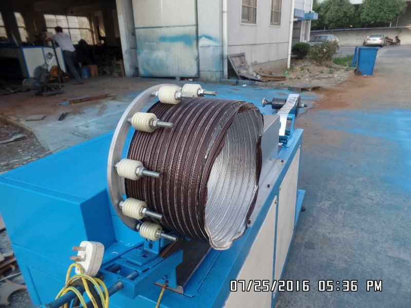 Spiral Flexible Aluminum Foil Duct Machine (ATM-300A)