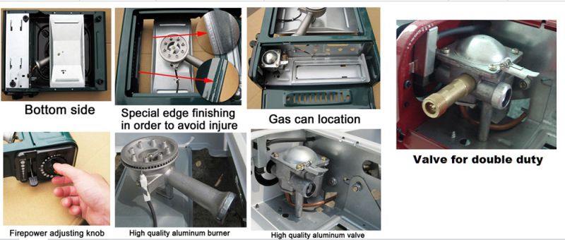 Portable Gas Stove with 1 Burner Sb-Pts07