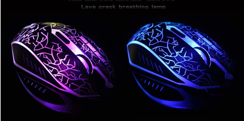 Wired Gaming Mouse, LED Light