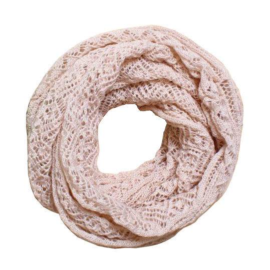 Womens Twist Pattern Knitted Winter Circle Loop Scarf Snood (SK104)