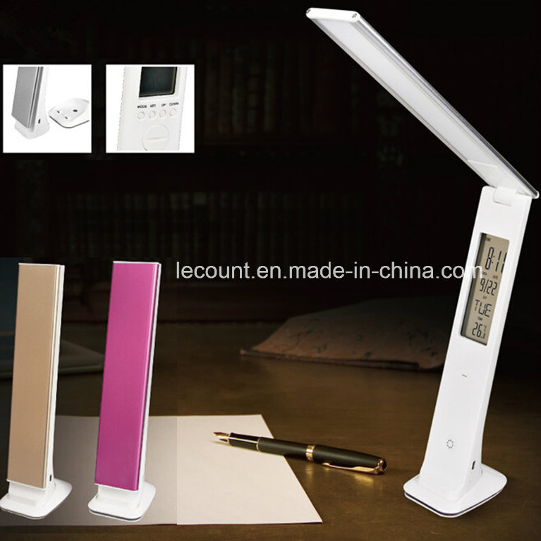 Rechargeable LED Desk Lamp with Calendar (LTB855)