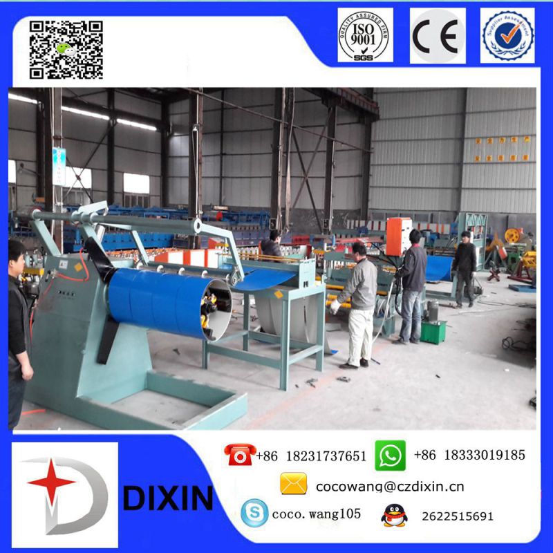 Decoiling & Slitting & Cut to Length & Recoiling Machine