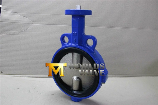 Lever Operated Wafer Butterfly Valve with Double Half Shaft