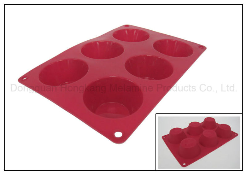 6 Cells Silicone Cake Mould (RS11)