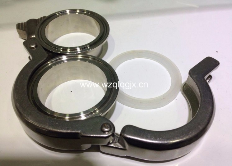 304 or 316 Sanitary Stainless Steel Hose Clamp for Oil Pipe Clamps