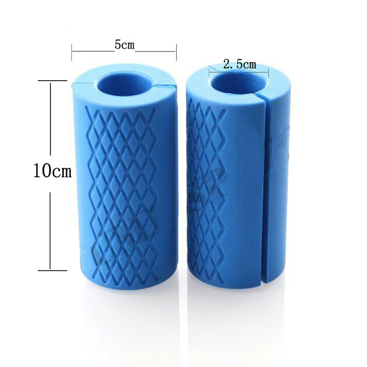 Deluxe Pattern Silicone Dumbbell Barbell Shoulder Hand Sport Protector Sets