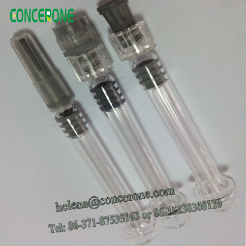 Prefillable Syringe with Cap for Cosmetics