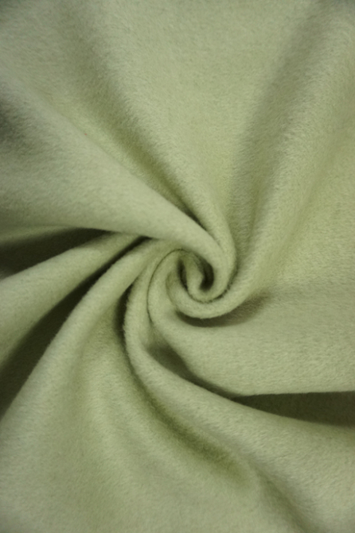 Double Faces Wool Fabric Light Green