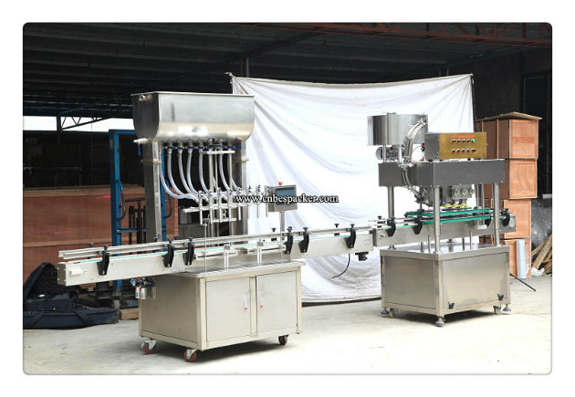 Stand Type Beauty Cream Pet Bottle Filling Machine Capping Machine