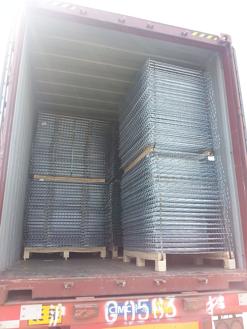 2016 Warehouse Storage Metal Step Beam Wire Decking