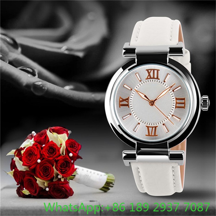 Hot Fashion Alloy Watch with Genuine Leather Ja-15101