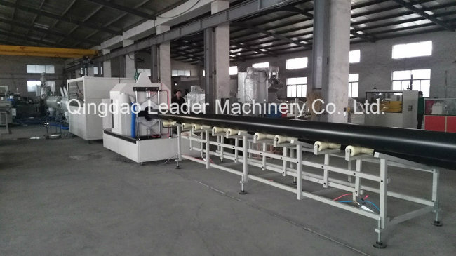 Metering Feeder Control HDPE Gas Water Pipe Extrusion Machine