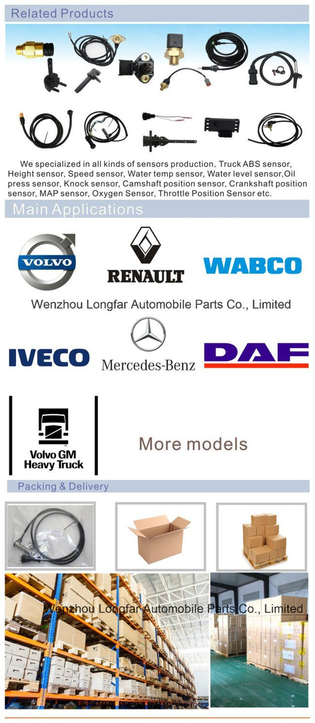 Auto Truck Sensor 0085451728 Plug Automotive Sensor Connection Cable Vehicle Sensor Indicator Transducer Connecting Cable