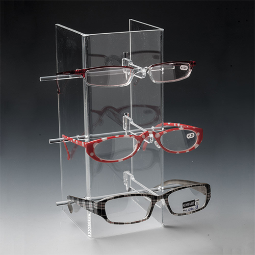 Countertop Acrylic Sunglasses Display Stand, Acrylic Eyewear Display Holder