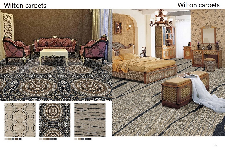 Luxury Living Room Broadloom Wool Carpet