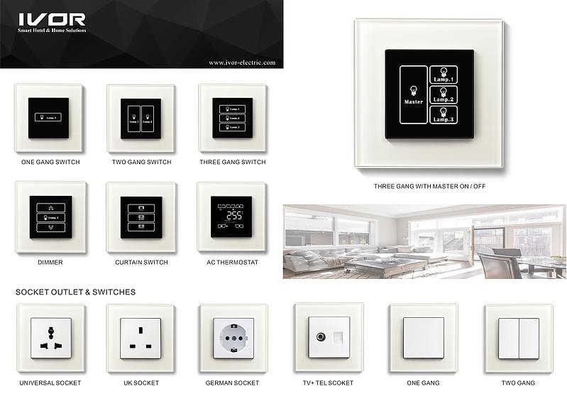 High Quality Euro Wall Switch and Socket